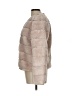Eliza J 100% Polyester Tan Faux Fur Jacket Size L - photo 5