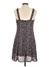 Aqua 100% Polyester Hearts Black Casual Dress Size M - photo 2