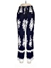Unbranded 100% Viscose Print Blue Casual Pants Size L - photo 1