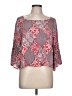 Minkpink 100% Viscose Red 3/4 Sleeve Blouse Size L - photo 1