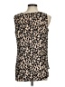 Halogen 100% Polyester Tan Sleeveless Blouse Size M - photo 2
