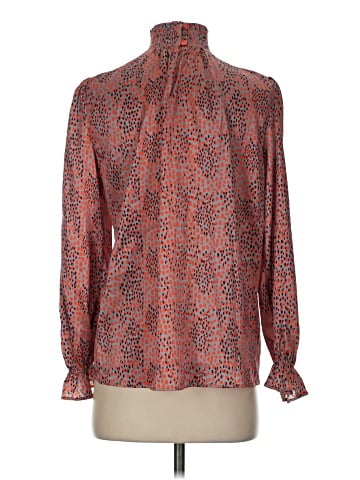 Tucker Long Sleeve Silk Top (view 2)