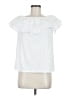 Boden 100% Cotton White Short Sleeve Blouse Size 6 - photo 1