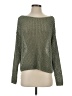 Zara Metallic Green Pullover Sweater Size S - photo 1