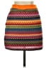 Shein 100% Polyester Print Teal Casual Skirt Size S - photo 2