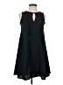 Merona 100% Polyester Solid Black Casual Dress Size XS - photo 1