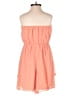 Express 100% Polyester Solid Orange Romper Size XS - photo 2