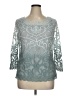 Unbranded Teal 3/4 Sleeve Top Size L (estimated) - photo 1