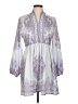 Shein 100% Polyester Paisley Gray Casual Dress Size L - photo 1
