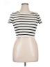 Forever 21 Ivory Short Sleeve Turtleneck Size XL - photo 1