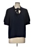 CeCe Blue Short Sleeve Blouse Size L - photo 1