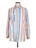 Unbranded Stripes Orange Long Sleeve Blouse Size M - photo 1