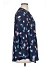 Fervour 100% Polyester Polka Dots Blue Long Sleeve Henley Size 1X - photo 4