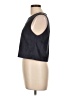 Julie Brown Solid Blue Gray Sleeveless Top Size L - photo 5