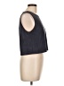 Julie Brown Solid Blue Gray Sleeveless Top Size L - photo 4