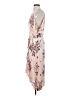 Leith 100% Rayon Floral Tan Casual Dress Size S - photo 5