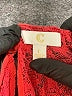 Charming Charlie 100% Rayon Red 3/4 Sleeve Blouse Size L - photo 7