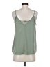 Mi ami 100% Polyester Green Sleeveless Blouse Size S - photo 2