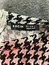Shein Houndstooth White Long Sleeve Blouse Size S - photo 7