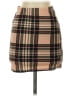 Shein Plaid Brown Casual Skirt Size XS - photo 1