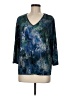 Assorted Brands Teal 3/4 Sleeve Blouse Size M (estimated) - photo 1