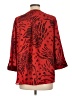 JM Collection 100% Polyester Red 3/4 Sleeve Blouse Size L - photo 2