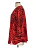 JM Collection 100% Polyester Red 3/4 Sleeve Blouse Size L - photo 5