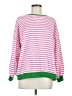 Unbranded Stripes Pink Pullover Sweater Size M - photo 1