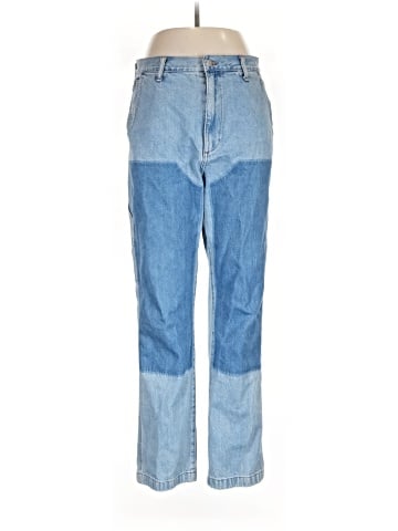Madewell The '90s Straight Jean in Hazelfern Wash: Shadow-Panel Edition (view 1)