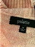 Assorted Brands Chevron-herringbone Pink Turtleneck Sweater Size M - photo 7