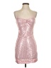 Lulus 100% Polyester Pink Cocktail Dress Size XS - photo 1