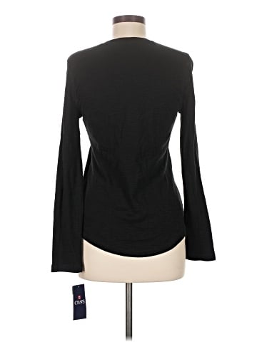 Chaps Long Sleeve Henley (view 2)
