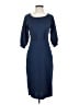 Unbranded 100% Polyester Solid Blue Casual Dress Size S - photo 1