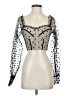 Runaway 100% Polyester Silver Long Sleeve Blouse Size S - photo 1