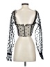 Runaway 100% Polyester Silver Long Sleeve Blouse Size S - photo 2