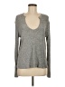 Socialite Metallic Gray Pullover Sweater Size M - photo 1