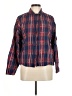 Hanna Andersson 100% Cotton Plaid Red Long Sleeve Button-Down Shirt Size M - photo 1