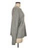 Socialite Metallic Gray Pullover Sweater Size M - photo 4