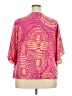 Unbranded 100% Polyester Pink 3/4 Sleeve Blouse Size 2X - photo 2