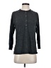 PrAna Gray 3/4 Sleeve Button-Down Shirt Size S - photo 1