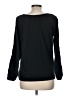 Bit & Bridle Black Long Sleeve Blouse Size M - photo 2