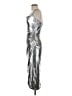 Bardot 100% Polyester Metallic Silver Cocktail Dress Size 6S - photo 5