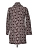 Agnes B. Paisley Burgundy Coat Size Med (2) - photo 2