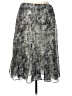Chico's 100% Polyester Paisley Silver Formal Skirt Size Lg (2) - photo 1