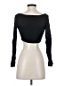 Bershka Black Long Sleeve Top Size XS - photo 2
