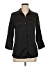Daisy Fuentes 100% Polyester Black 3/4 Sleeve Blouse Size M - photo 1