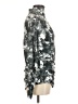 NILS Metallic Silver Long Sleeve Blouse Size M - photo 4