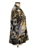 Natori Print Gray Long Sleeve Blouse Size M - photo 4