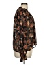 Evereve Brown Long Sleeve Blouse Size XL - photo 4