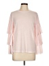 David Lerner Pink Long Sleeve Top Size L - photo 1